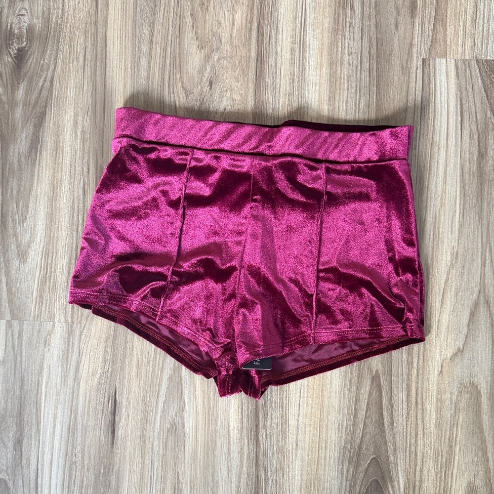 Fashion Nova Velvet Micro Short
